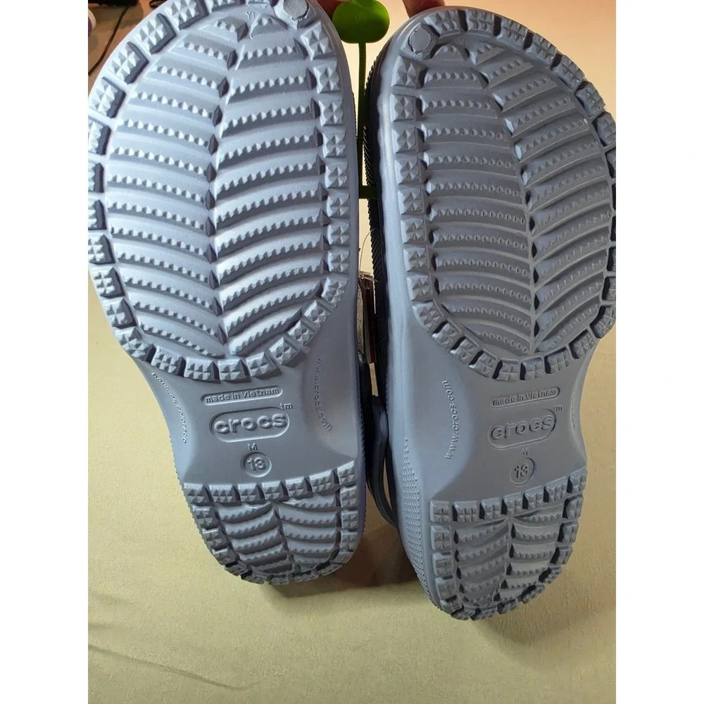 Crocs Classic Clog Light Blue Men 13 Women 15 Foam Slip On Shoes 10001-453 NEW
